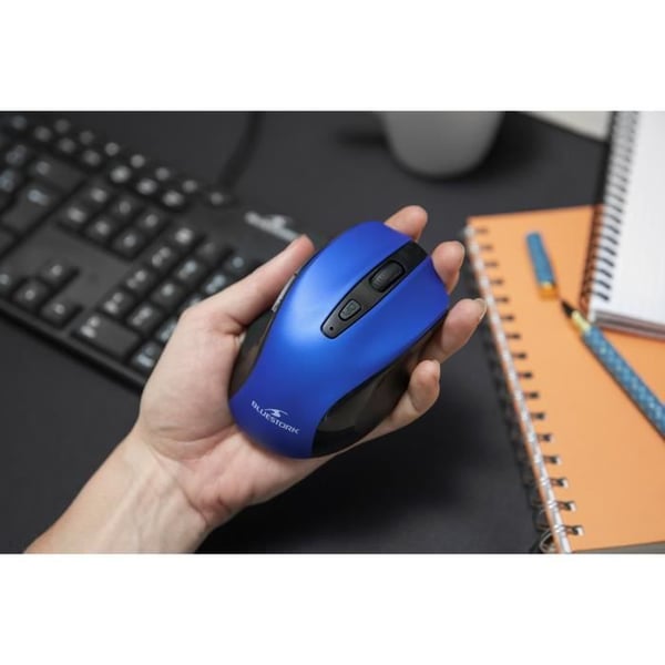 Tr�dl�s mus - BLUESTORK - OFFICE 75 - Genopladelig - PC/MAC - Bl�