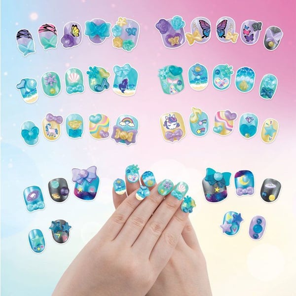 Enchanted Manicure laddning - Aquabeads - naglar som håller sig med vatten, kreativ fritid för barn