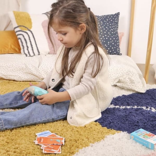 Liboo e-läsare - JADE - Franska - Engelska - 240 ord - Utbildningsspel - Batterier ingår - Ordförråd - Lära sig - Fransk design