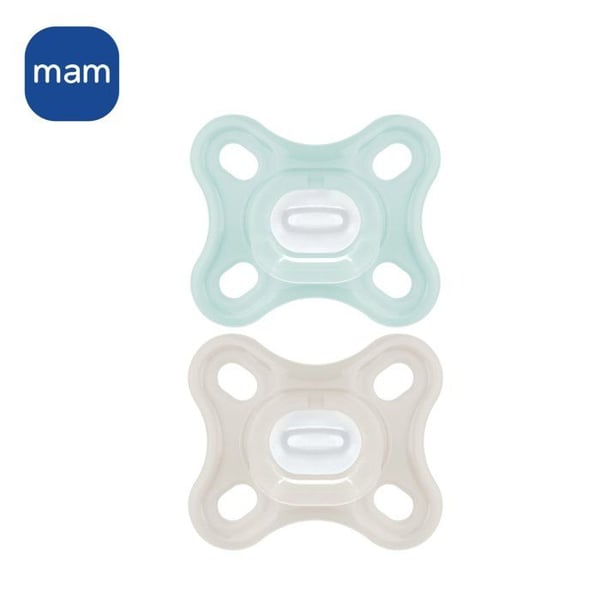MAM Comfort Fysiologinen tutti +0m Sininen 2 kpl setti + s�ilytyslaatikko