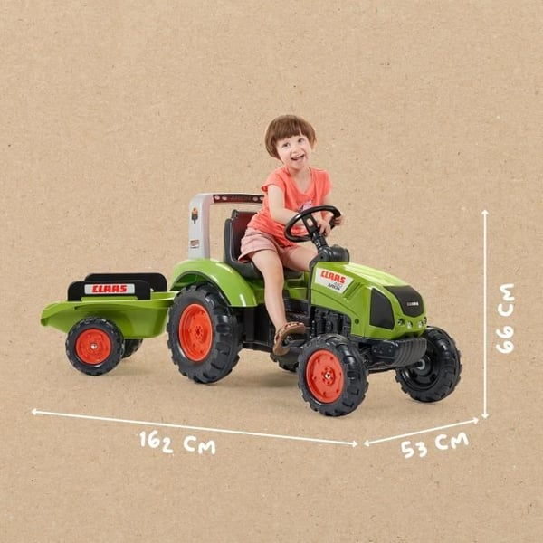 FALK CLAAS Arion 430 polkitraktori per�vaunulla - 1040AB