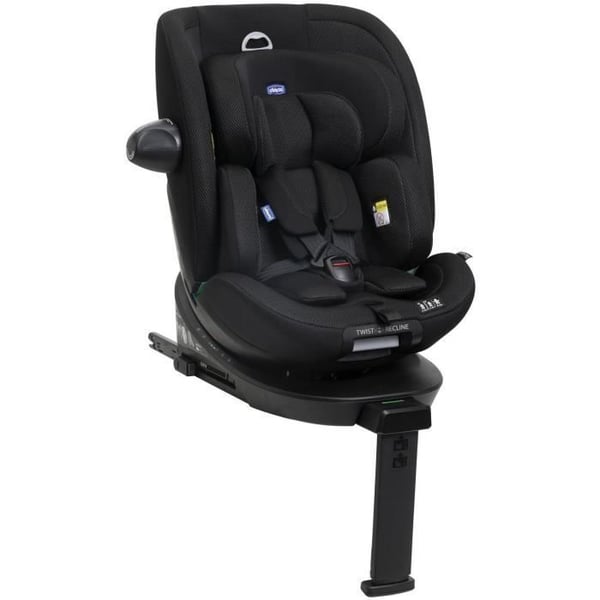 Autostol - CHICCO - EVERONE - Gruppe 0/1/2/3 - I-Size - Drejelig - Hvilefunktion - Reducerbar - Sort