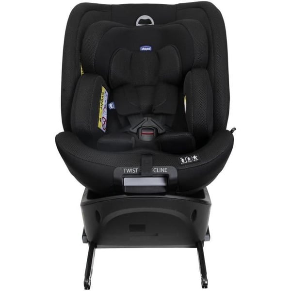 Autostol - CHICCO - EVERONE - Gruppe 0/1/2/3 - I-Size - Drejelig - Hvilefunktion - Reducerbar - Sort