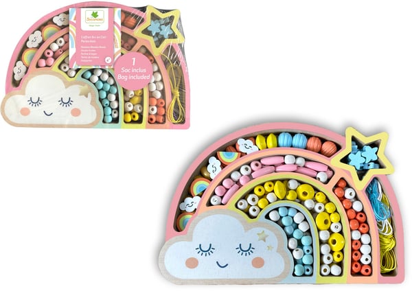 Sycomore -Coffret Ciel en Ciel Pearls Bois - Skapa dina smycken