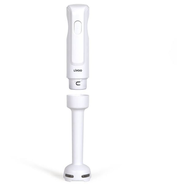 Stavblender - LIVOO - 300 W - 2 knive i rustfrit st�l - 1 hastighed - Hvid