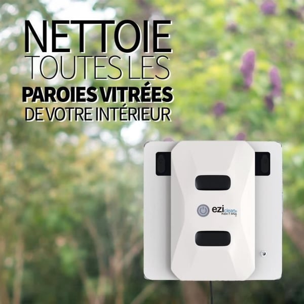 Vinduespudserrobot - EZICLEAN Windobot S5 Pro - 72 W - Hvid