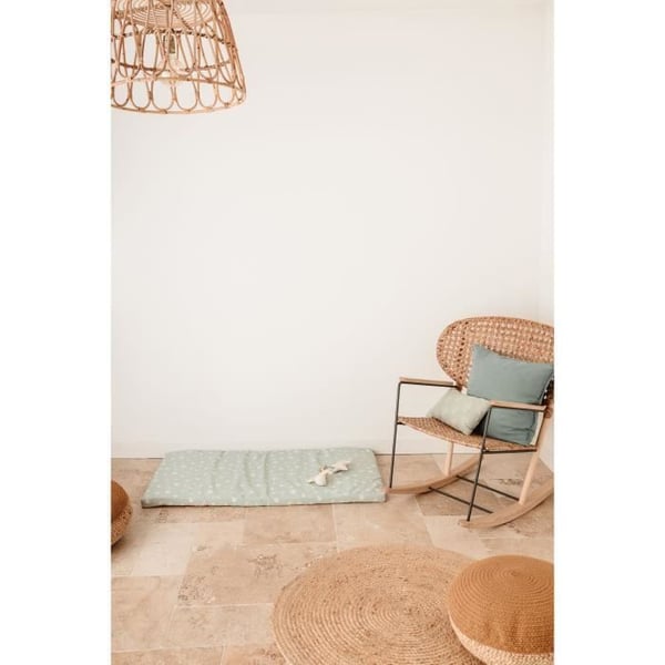 Over havet nomademadras - 120 x 60 x 4 cm - Bl� - TINEO