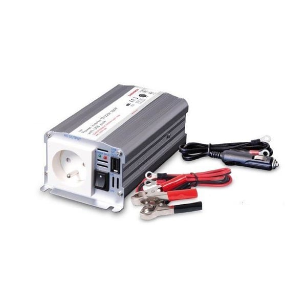 Spänningsomvandlare - THOMSON - 24/220 V - 300 W - Med USB-uttag