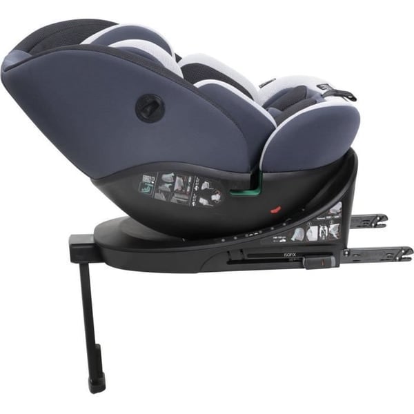 Autostol - CHICCO - EVERONE - Gruppe 0/1/2/3 - I-Size - Roterende - Liggel�nder - Reducerbar - S�lv