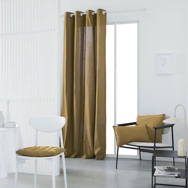 TODAY silmukkaverho - 140x240cm - 100% puuvillaa - pronssi