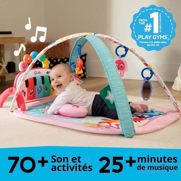 BABY EINSTEIN 4-i-1 legem�tte til babypiger - Kickin' Tunes - Klaverleget�j, sanseleget�j med bue, flersproget