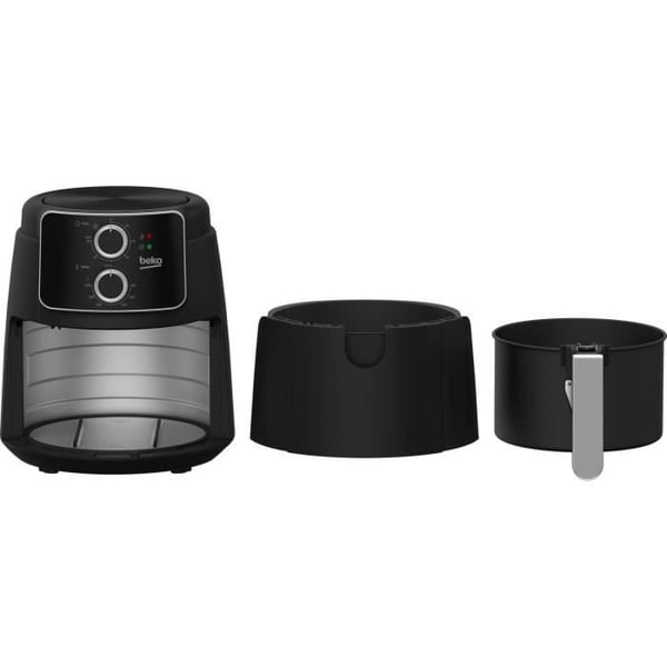 Monitoiminen �ljyt�n rasvakeitin - BEKO - FRL2242B - 1500 W - 3,9 L 0,8 kg:lle perunoita - Katkaisuajastin - Musta