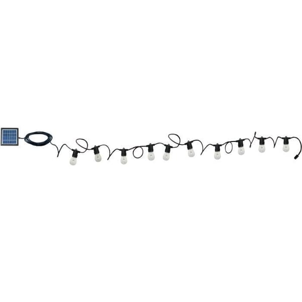 Solar garland - Rio Color - 5 m - Musta
