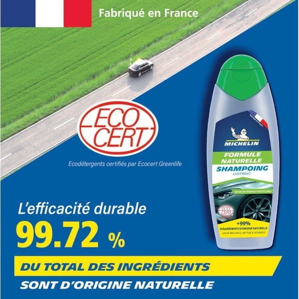 Shampoo - MICHELIN - Luonnollinen koostumus - Auton kiillotusaine - 500ml