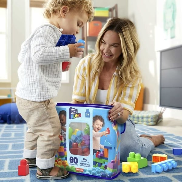MEGABLOKS First Builders - Klassisk medium taske - 60 blokke