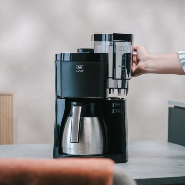 Kaffebryggare - MELITTA - Look V Therm 1025-12 - 1080 W - 1,25 L - Svart