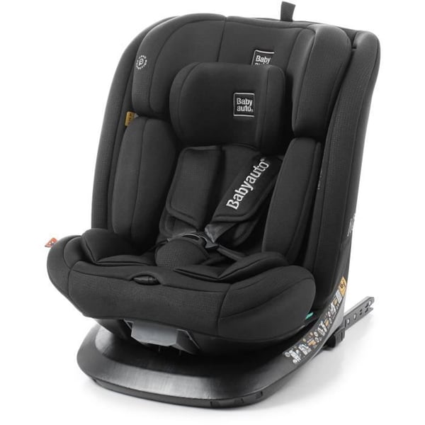Autostol - BABYAUTO - ACROSS - Gruppe 0/1/2/3 - 40 / 150 cm - I-Size - Isofix - Drejelig - H�ldbar - Reducerbar - Sort