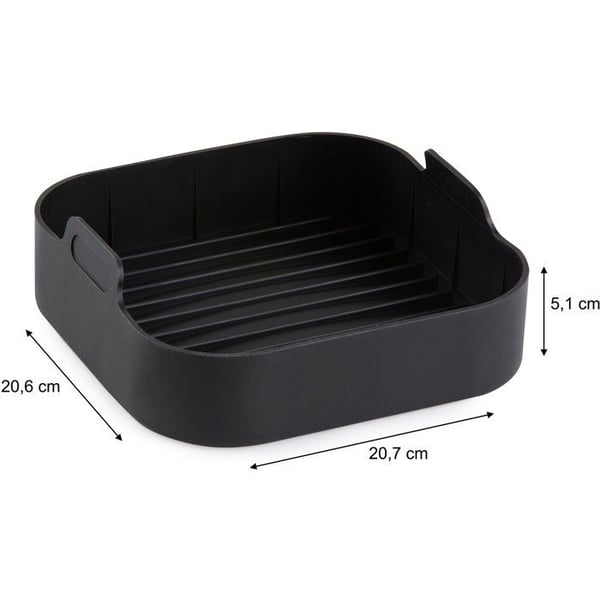 AirFryer-lis�varusteet - DOMO - 12 osaa - Musta