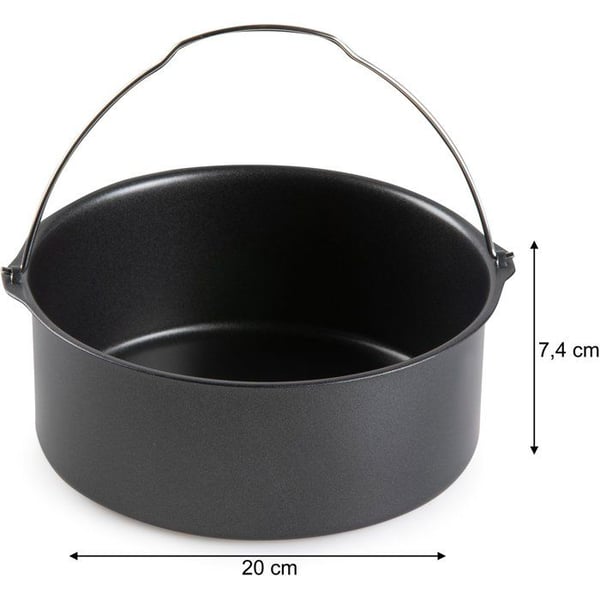 AirFryer-lis�varusteet - DOMO - 12 osaa - Musta