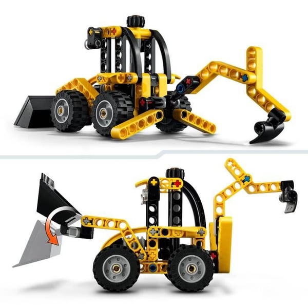 LEGO Technic 42197 kaivurikuormaaja - Rakennussarja ja lahja 7-vuotiaalle pojalle