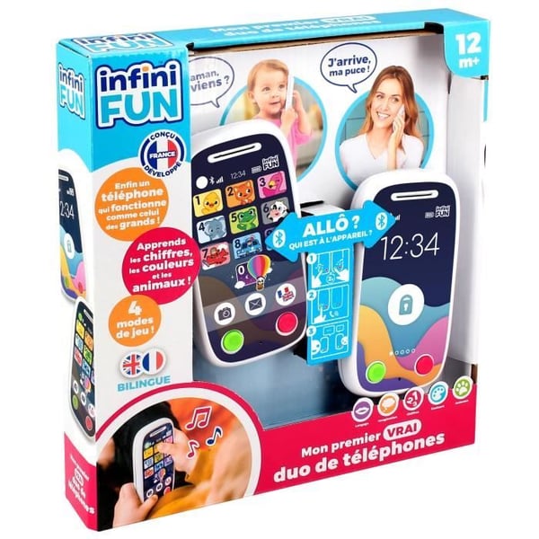 Lelupuhelimet - KD - My 1st Phone Duo - Realistinen viestint� ja numeroiden ja v�rien oppiminen