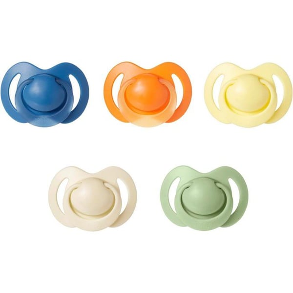 Pakke med 5 ortodontiske sutter - NUBY - Silikone - 18-36 m�neder - Flerfarvet