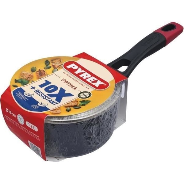 Gryta + lock - PYREX - 1455030 - Non-stick - 16 cm - PFAS-fri
