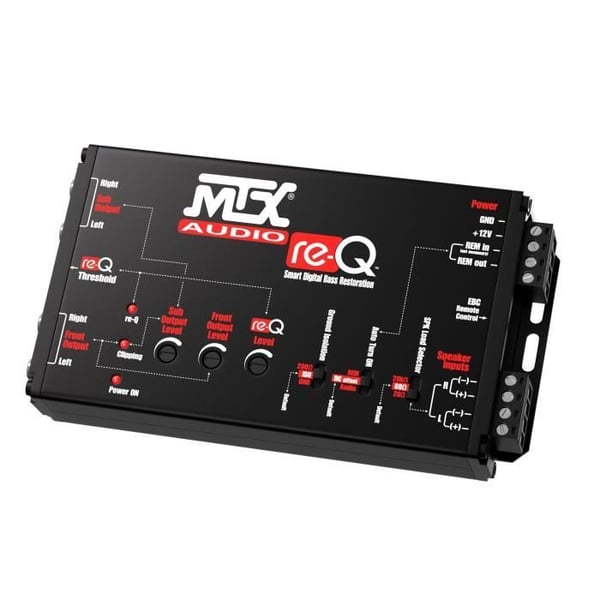 High-end processor-indgange på højt niveau til RCA-udgange - MTX AUDIO - re-Q