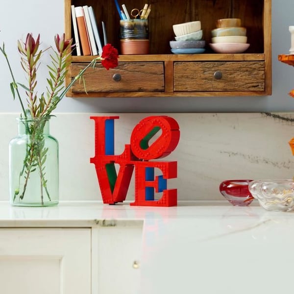 LEGO Art 31214 LOVE - Bygges�t til voksne - Dekoration og gave til par