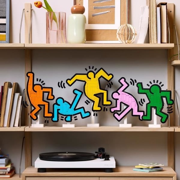 LEGO 31216 Art Keith Haring, Dansende Figurer, Boligindretning og Bygges�t til Voksne