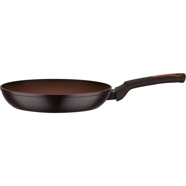 2 paistinpannun setti - Induktioyhteensopiva - GSW - TERRA - � 24 ja 28 cm - 3 mm taottua alumiinia - Punainen