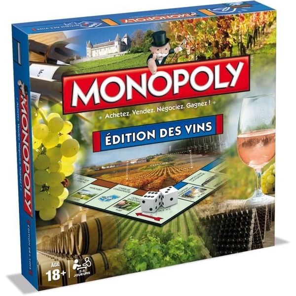 MONOPOLY - Editions des vins - Br�tspil - Fransk version
