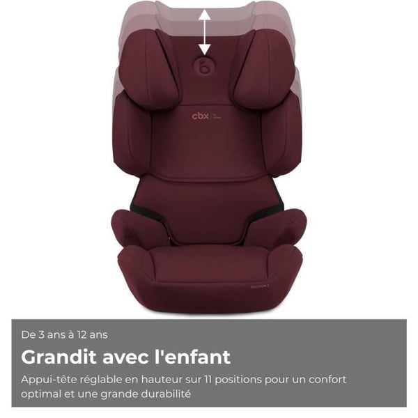 CYBEX Solution X i-Fix autostol - Fra 3 til 12 �r - Rumba Red