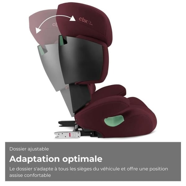 CYBEX Solution X i-Fix autostol - Fra 3 til 12 �r - Rumba Red
