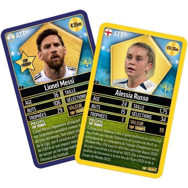 Top Trumps World Football Stars TOPP 200 - Samlarpaket - Brädspel - VINNANDE TRÄK - 1 eller fler spelare - Från 6 år