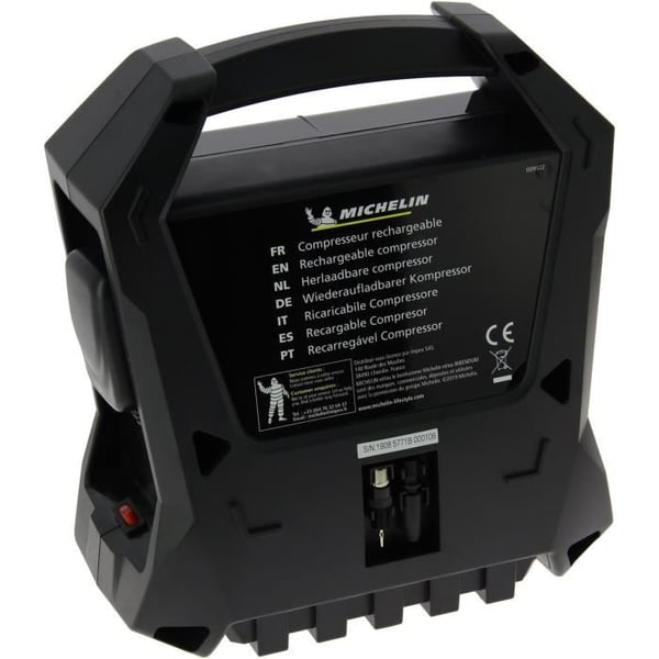 MICHELIN - Ladattava akkukompressori - 6,9 bar - 100 PSI