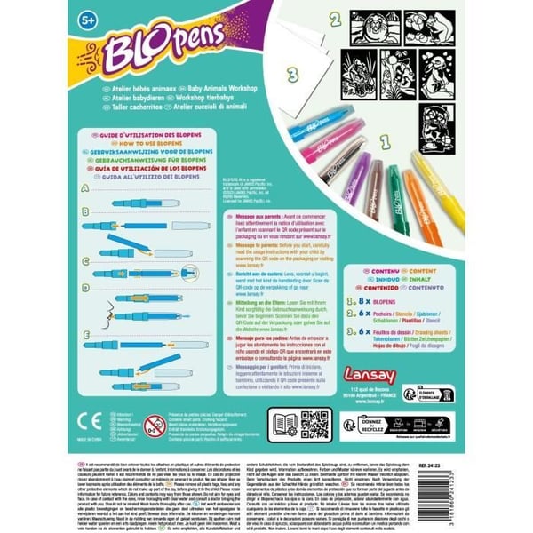Blopens - LANSAY - Dyreunger-workshop - Fra 5 år