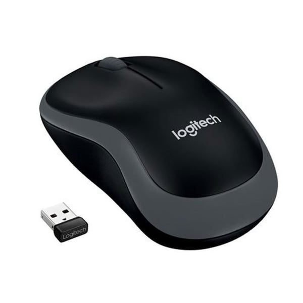 Logitech trådlös optisk mus - M185 Grå