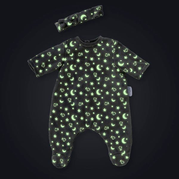 Pyjamas - Corolle - Lyser i mörkret - 30 cm - Mjuk - Fosforescerande