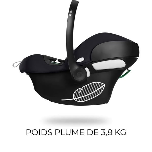 Aton B2 i-Size autostol + Base One - 0-24 m�neder - Volcano Black CYBEX