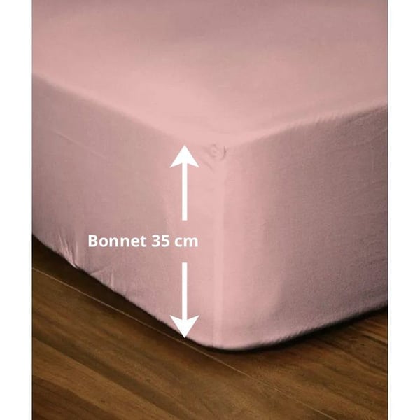 Lakan - LOVELY HOME - LH71625 - 140x190+35 cm - Rosa