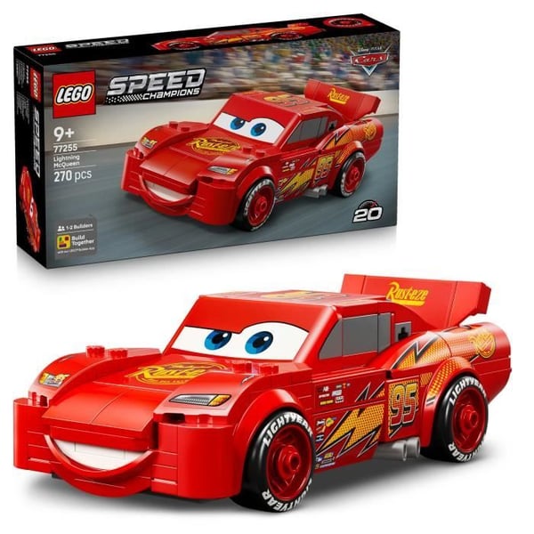 LEGO Speed Champions 77255 Salama McQueen - Punainen autolelu - Pojille tai tyt�ille 9+ vuotta