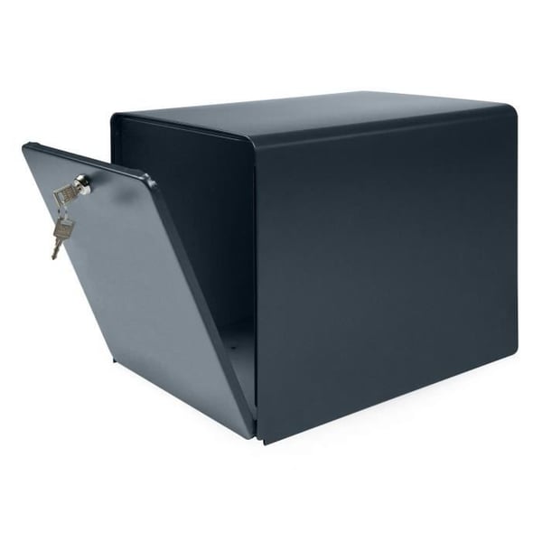 BURG WACHTER Galvaniseret Seaside Letterbox - 2 d�re - Antracitgr�