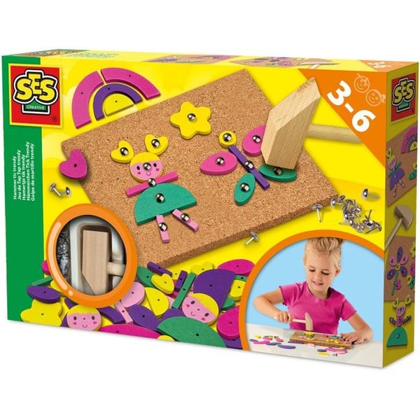 Trendigt Tap Tap-spel - SES CREATIVE - Ljusa, aktuella färger och nya former