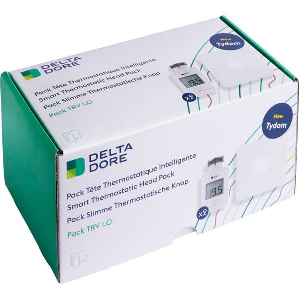Termostaattiset patteriventtiilit ja kytkent�rasia - Delta Dore - TRV 1.0 -kytkent�paketti - 6050664