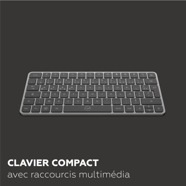 Mini trådlöst tangentbord - Platta tangenter - MOBILITY LAB - KP430W - AZERTY - FR - Svart