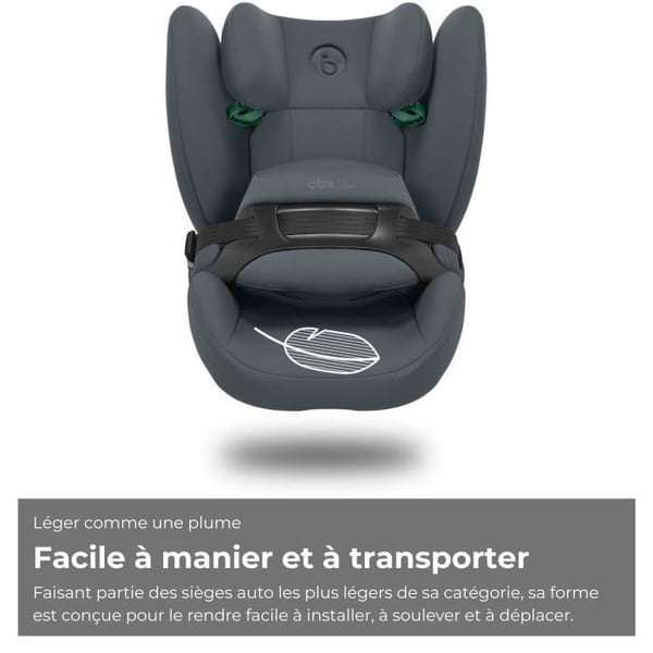 CBX BY CYBEX - Autostol Gr. 1/2/3 Pallas B i-Size Brosten Gr�-M�rkegr� - Gr�