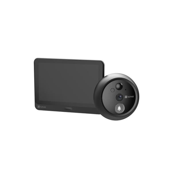 Anslutet titthål - EZVIZ - HP4 - Wi-Fi 4.3-skärm - 2MP - Integrerad dörrklocka - Tvåvägsljud Anslutet titthål - EZVIZ - HP4 - Wi-Fi 4.3-skärm - 2MP - Integrerad dörrklocka - Tvåvägsljud
