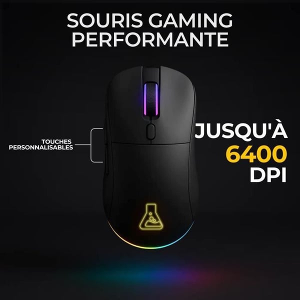 Trådløs gamingpakke - THE G-LAB - TUNGSTEN EX COMBO - Tastatur + mus - 32 konfigurerbare makroer