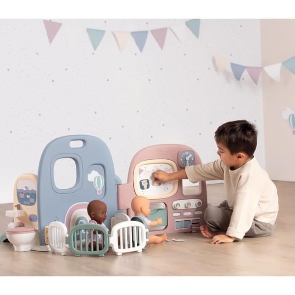 Smoby - Babypleje - B�rnehave 5 pladser + 27 tilbeh�r